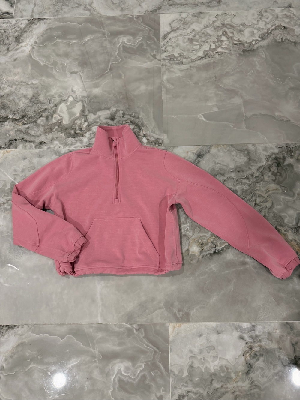 lululemon athletica Pink Half-Zip Pullover Sweater